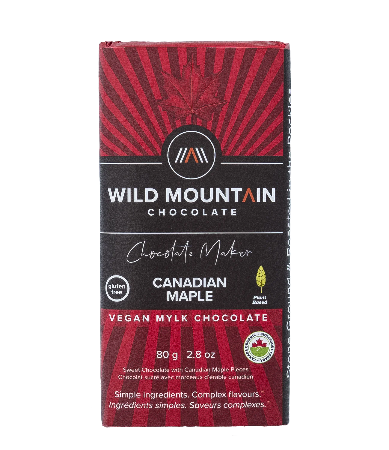 Wild Mountain Canadian Maple Vegan Mylk Chocolate 80g