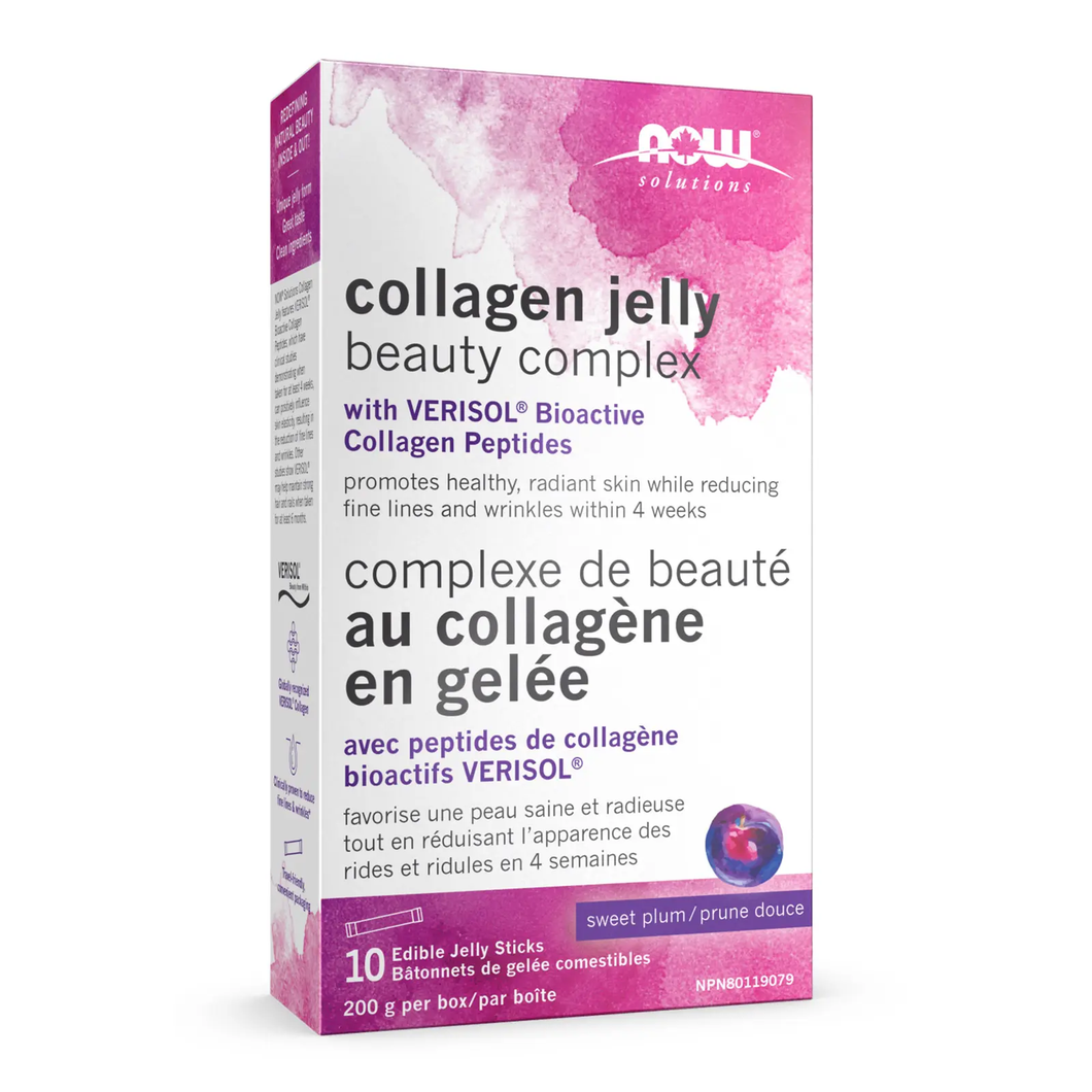 NOW Collagen Jellies Beauty Complex Sweet Plum 20g 10pk
