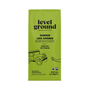 Level Ground Trading Organic Andes Mountains Coffee Whole Bean 300g