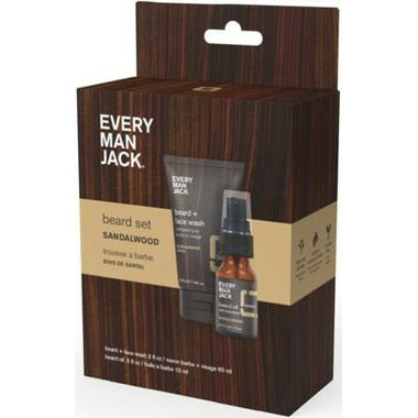 Every Man Jack Sandalwood Beard Travel Gift Set