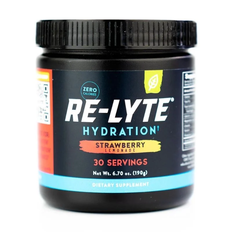 Redmond Re-Lyte Hydration Electrolyte Mix Strawberry Lemonade 30 Servings 195g