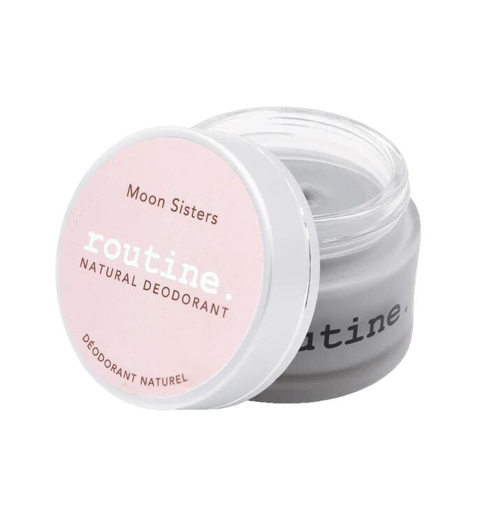 Routine Moon Sisters Activated Charcoal Magnesium and Prebiotics Natural Deodorant 58g