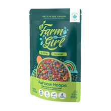 Load image into Gallery viewer, Farm Girl Rainbow Hoops Cereal 280g
