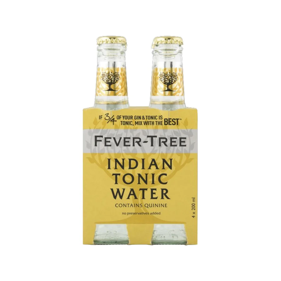 Fever Tree Indian Tonic Water 200ml 4 pack