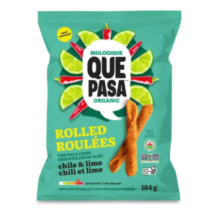 Que Pasa Chili Lime Rolled Tortilla 184g