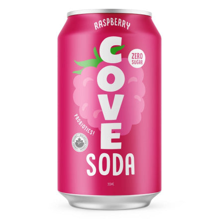 Cove Raspberry Soda 355ml