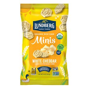 Lundberg Organic White Cheddar Rice Cakes Mini 142g