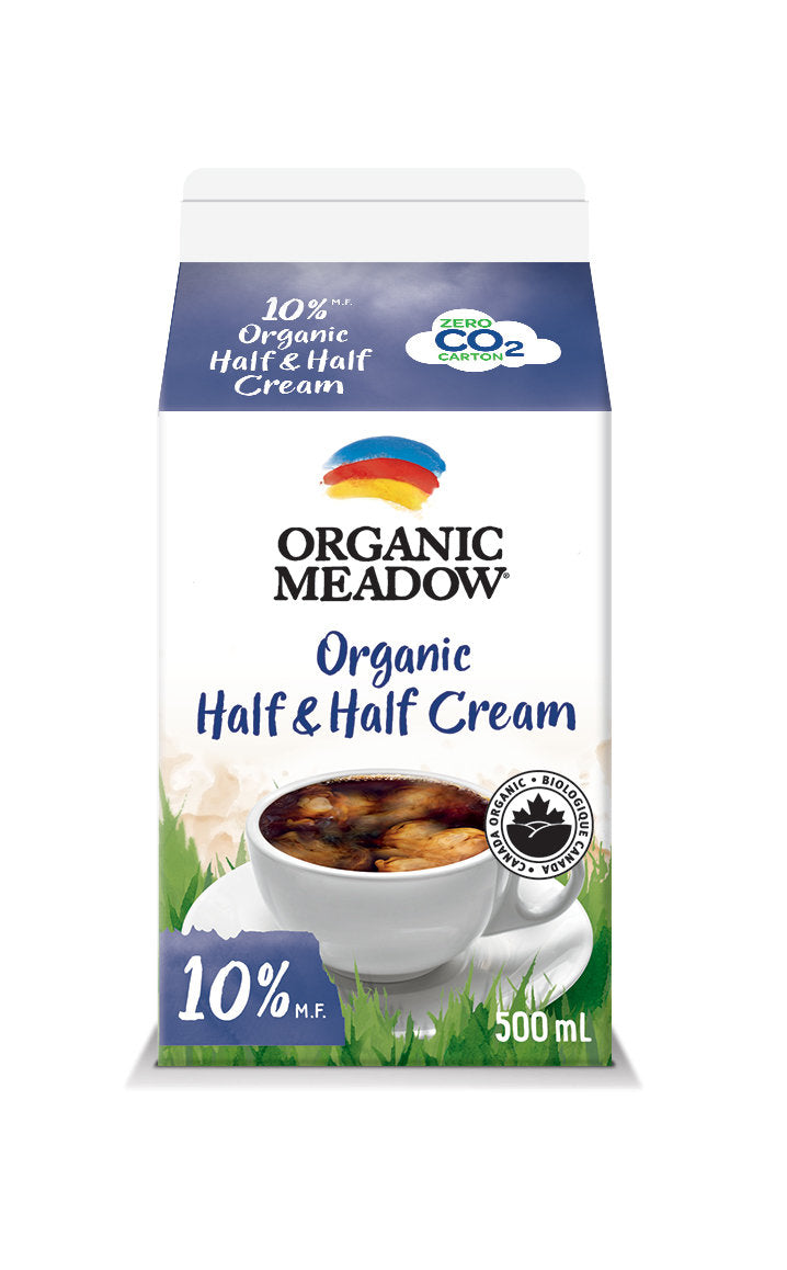 Organic Meadow Org Half and Half Cream 10% 500ml