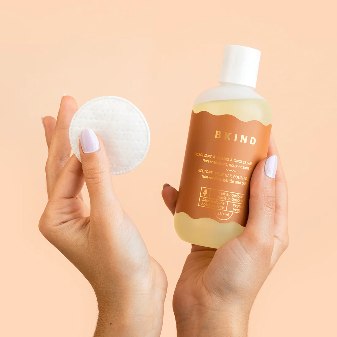 BKIND Acetone Free Nail Polish Remover 250ml
