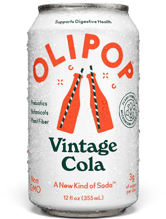 Olipop Vintage Cola Prebiotic Soda 355ml