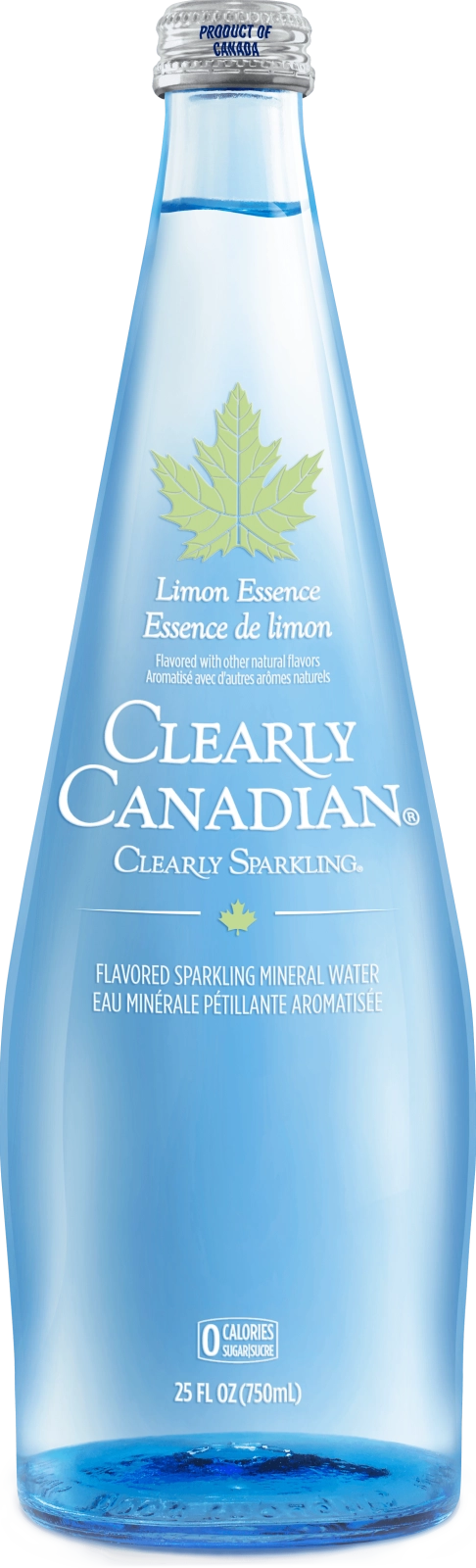 Clearly Canadian Sparkling Water Limon Essence 750ml