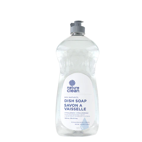 Nature Clean Dish Liquid Fragrance Free 740ml