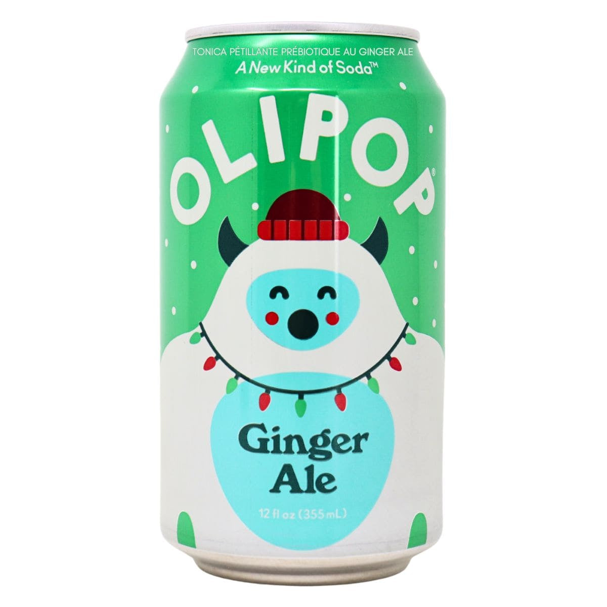 Olipop Ginger Ale Prebiotic Soda 355ml