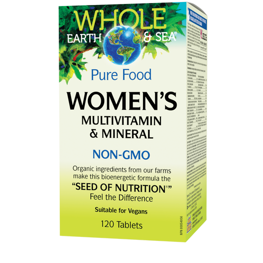 Whole Earth and Sea Women's Whole Food Multivitamin and Mineral 120 Tablets