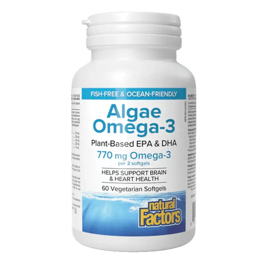 Natural Factors Algae Omega-3 60 vegetarian softgels