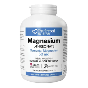 Preferred Nutrition Magnesium L Threonate 120vcaps