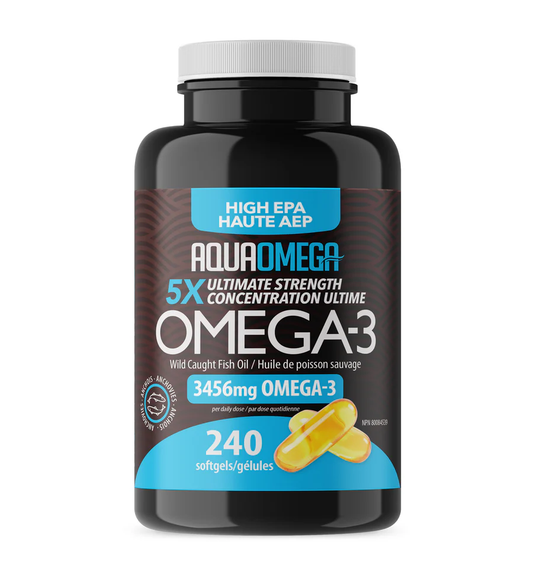 AquaOmega 5X Ultimate Strength EPA 240 Softgels