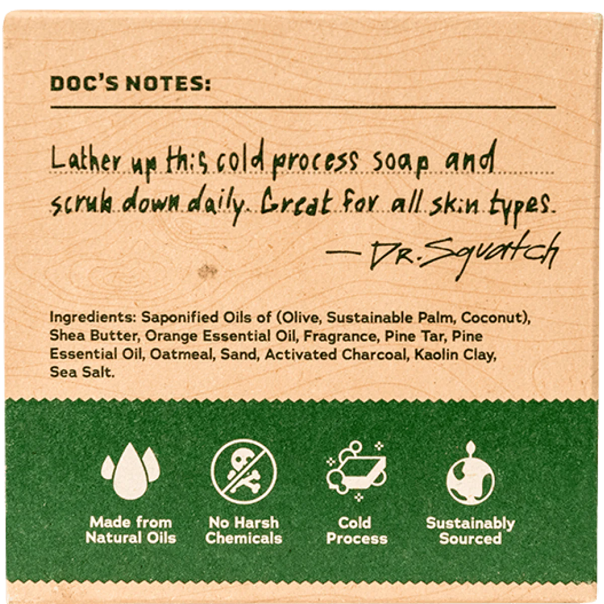 Dr. Squatch Pine Tar Soap 141g