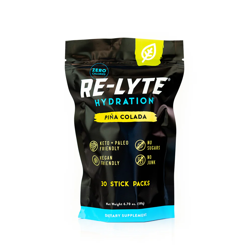 Redmond Re-Lyte Hydration Electrolyte Mix Pina Colada Stick 6.5g 30 Pack