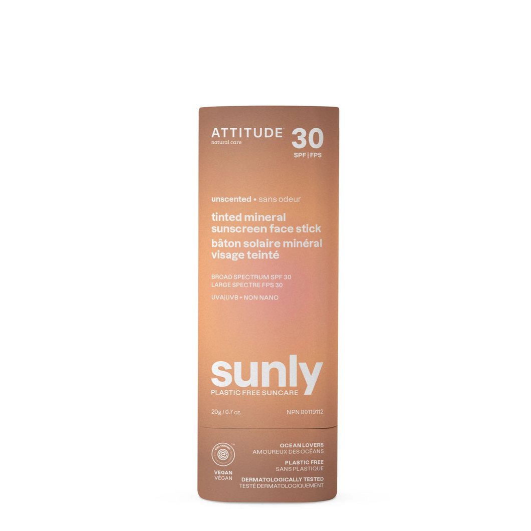 Attitude SPF 30 Tinted Sunscreen Face Stick 30g