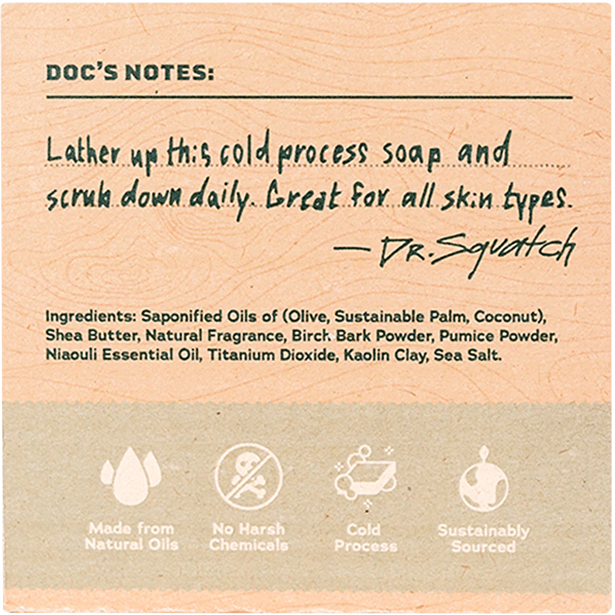 Dr. Squatch Birchwood Breeze Soap 141g