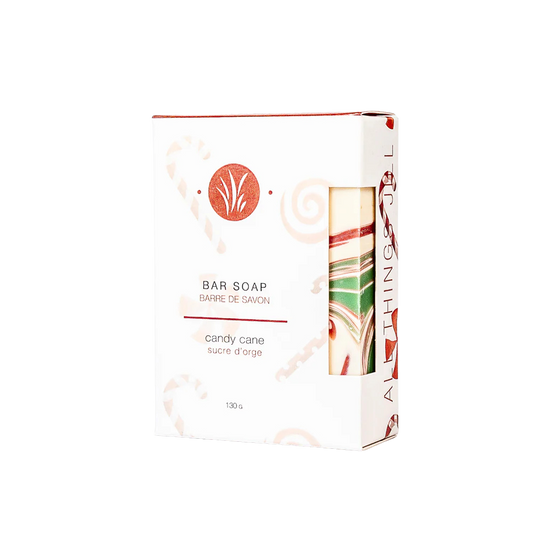 All Things Jill Candy Cane Bar Soap 130g