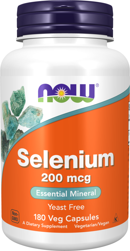 NOW Selenium Yeast Free 200mcg 180vcaps