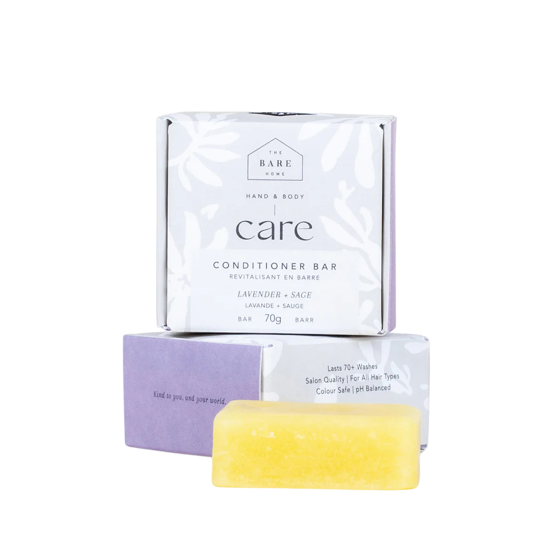 The Bare Home Conditioner Bar Lavender Sage 70g