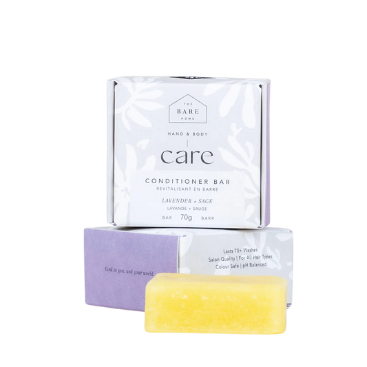 The Bare Home Conditioner Bar Lavender Sage 70g