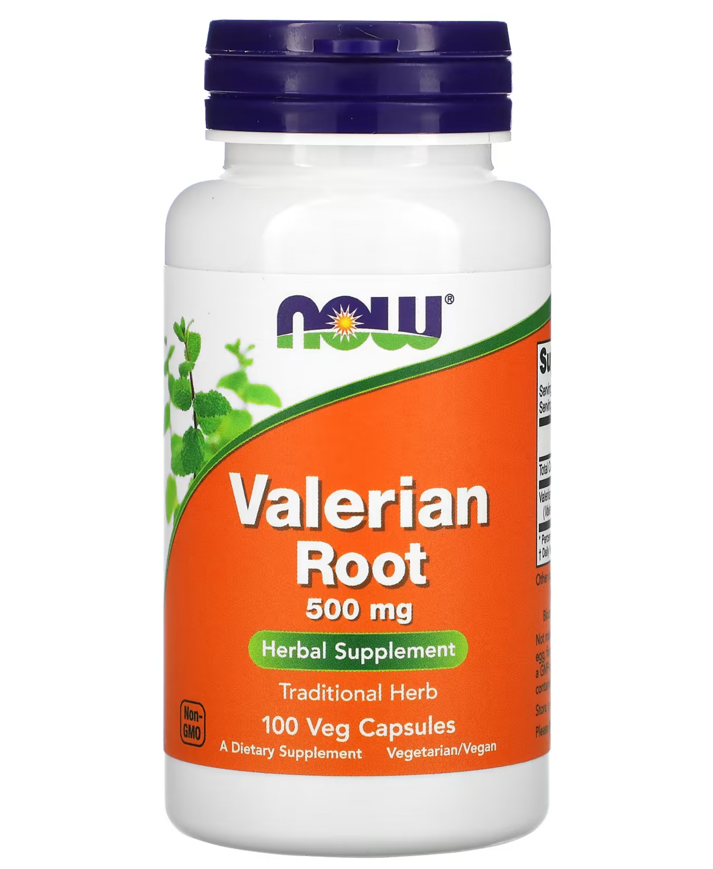 NOW Valerian Root 100 vegetarian capsules