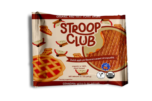 Stroop Club Org Stroopwafel Apple Pie Caramel 2 pk 60g