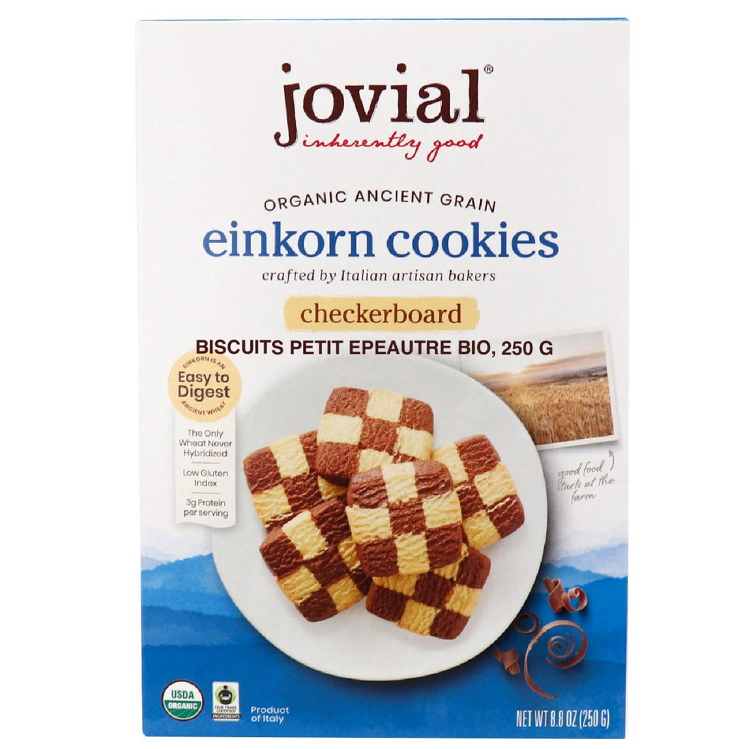 Jovial Organic Checkerboard Einkorn Cookies 250g