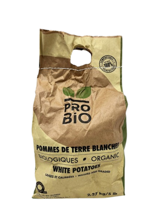 Organic White Potatoes 5lb