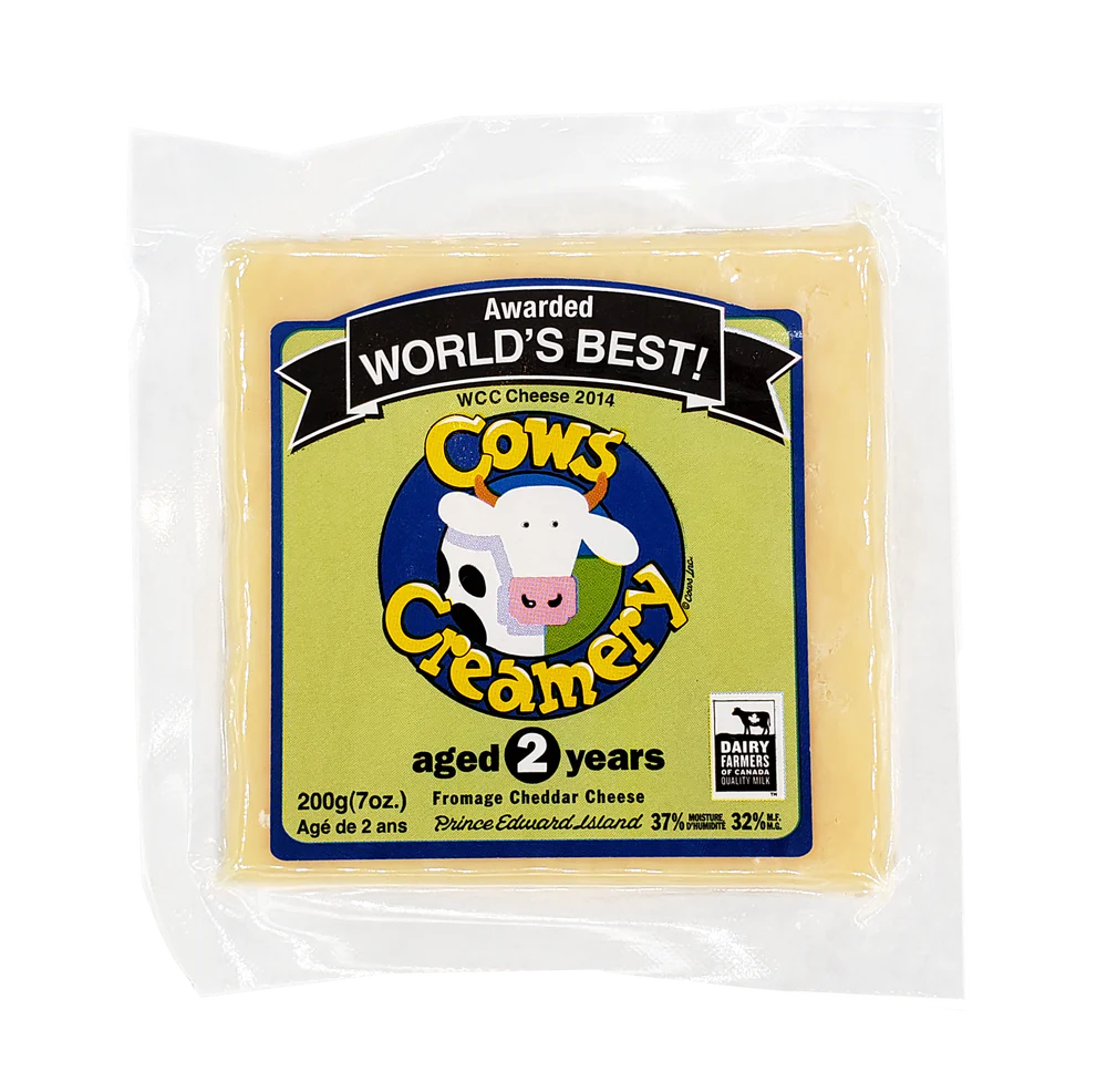 Cow's 2 yr old Cheddar 200g