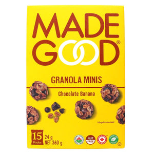 MadeGood Chocolate Banana Granola Minis 24g 15pk