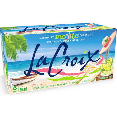 La Croix Mojito Sparkling Water 355ml 8pk