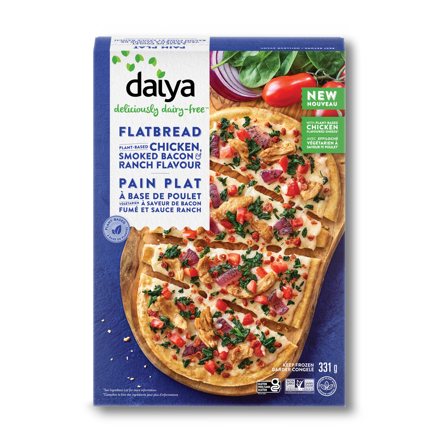 Daiya Plant based Chicken Smoked Bacon and Ranch Flatbread 331g