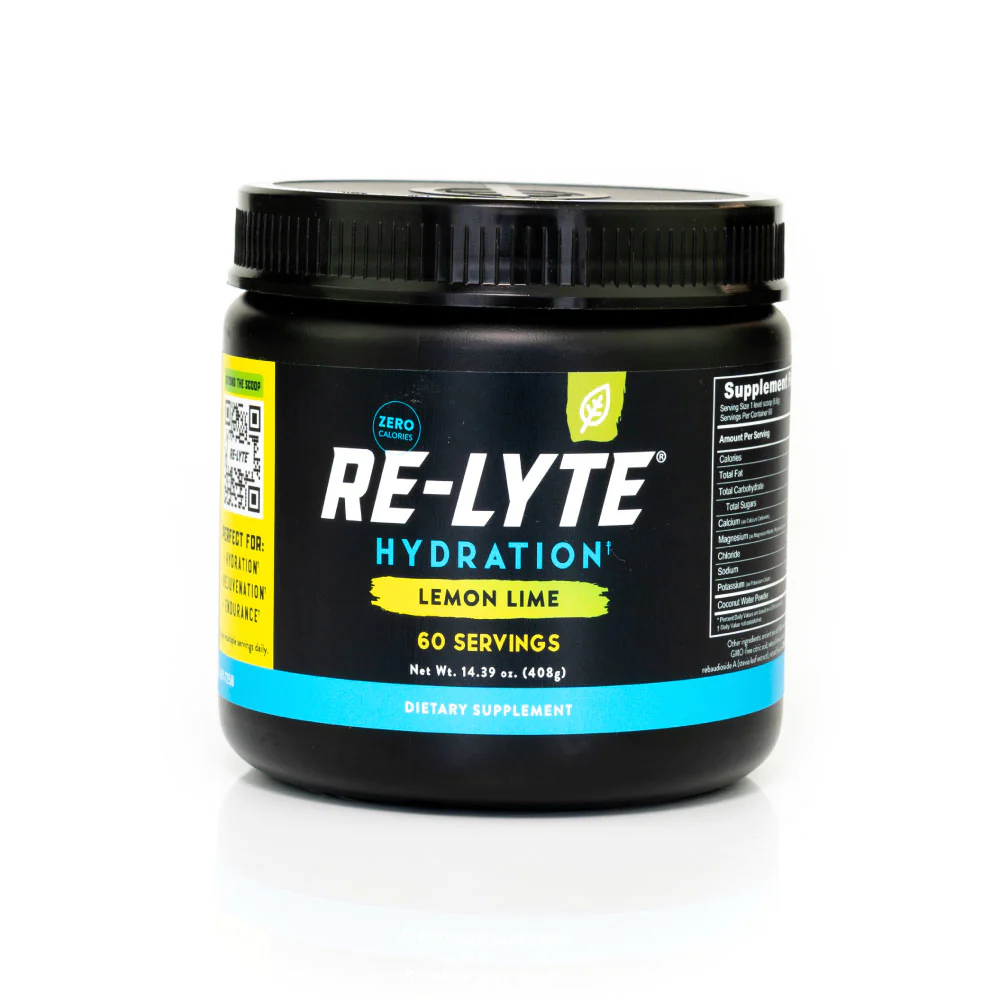 Redmond Re-Lyte Hydration Electrolyte Mix Lemon Lime 60 Servings 408g