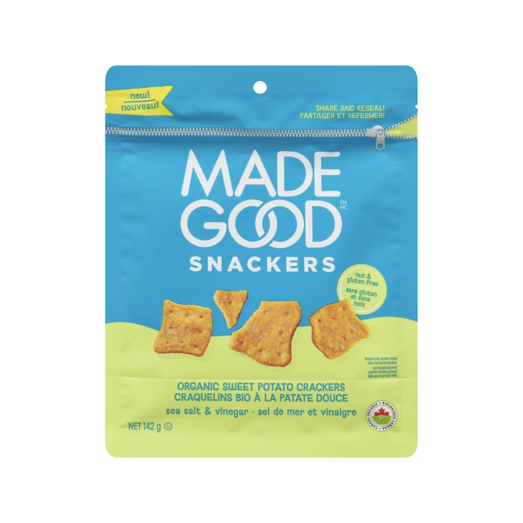 Made Good Sea Salt & Vinegar Snackers 142g