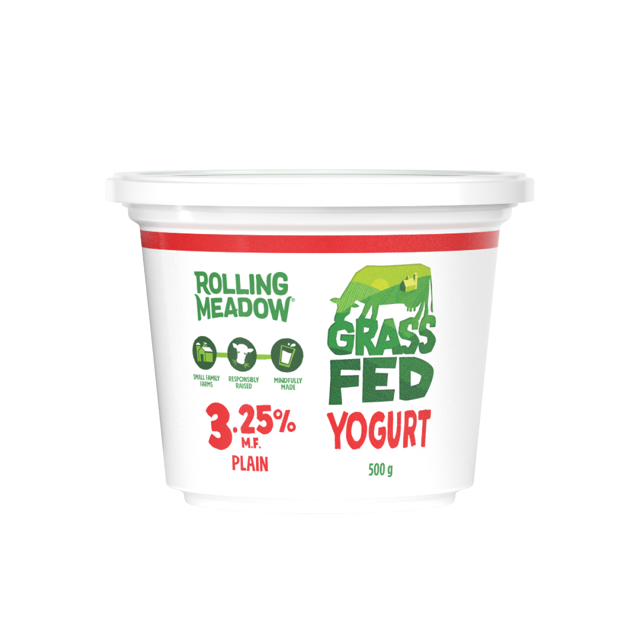RM Grass Fed Yogurt Plain 3.25% 500g