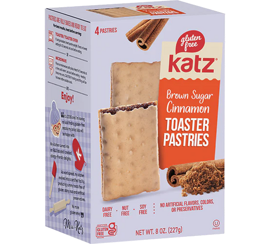 Katz Gluten Free Toaster Pastries Cinnamon 227g