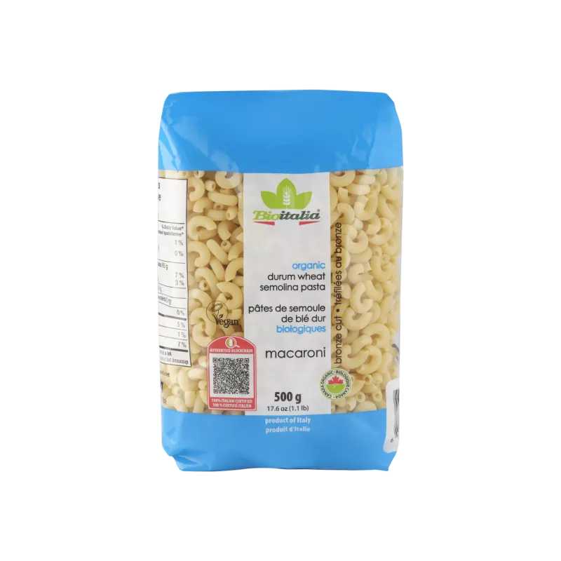 Bioitalia Organic Macaroni 500g