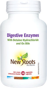 New Roots Digestive Enzymes 100 Capsules