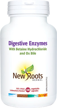 New Roots Digestive Enzymes 100 Capsules