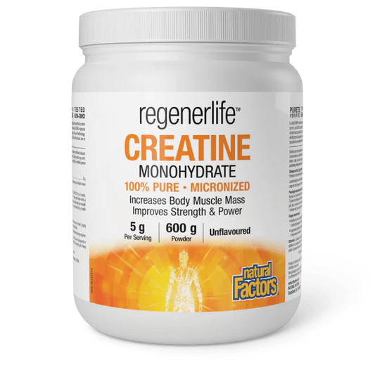 Natural Factors Regenerlife Creatine Monohydrate 600g