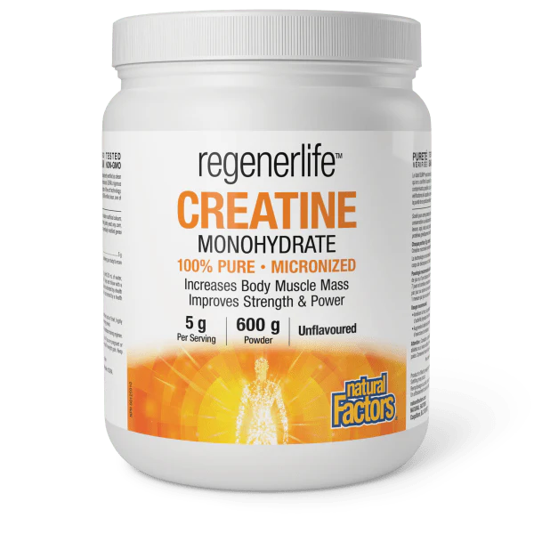 Natural Factors Regenerlife Creatine Monohydrate 600g