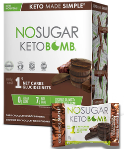 No Sugar Company Keto Bomb Chocolate Fudge Brownie 17g
