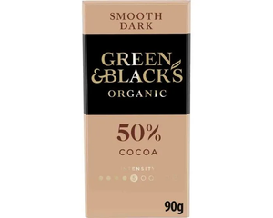 Green & Blacks Organic Smooth Dark Chocolate 50% 90g