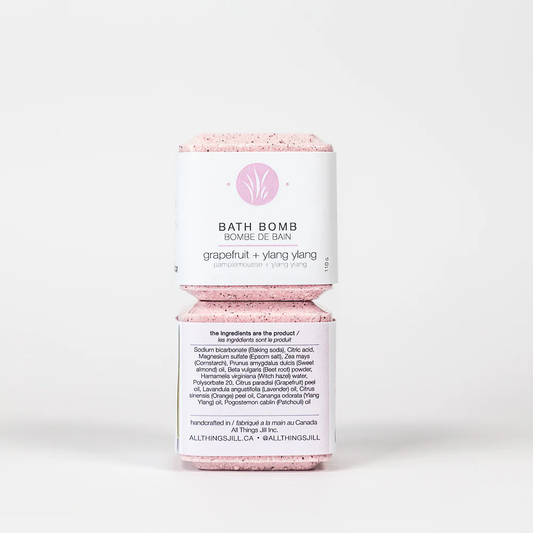All Things Jill Grapefruit Ylang Bath Bomb 105g