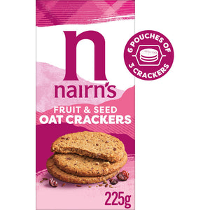 Nairns Fruit and Seed Oat Cracker 225g